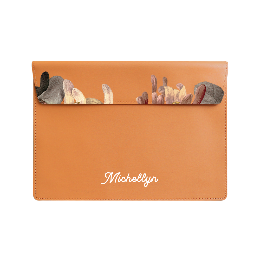 Vegan Leather Sleeve - June Honey Suckle