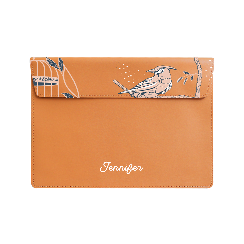 Vegan Leather Sleeve - Lovebird 2.0