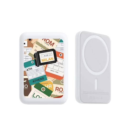 Magnetic Wireless Powerbank - Luggage Tag