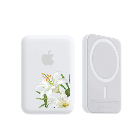 Magnetic Wireless Powerbank - May Lily Of The Valley