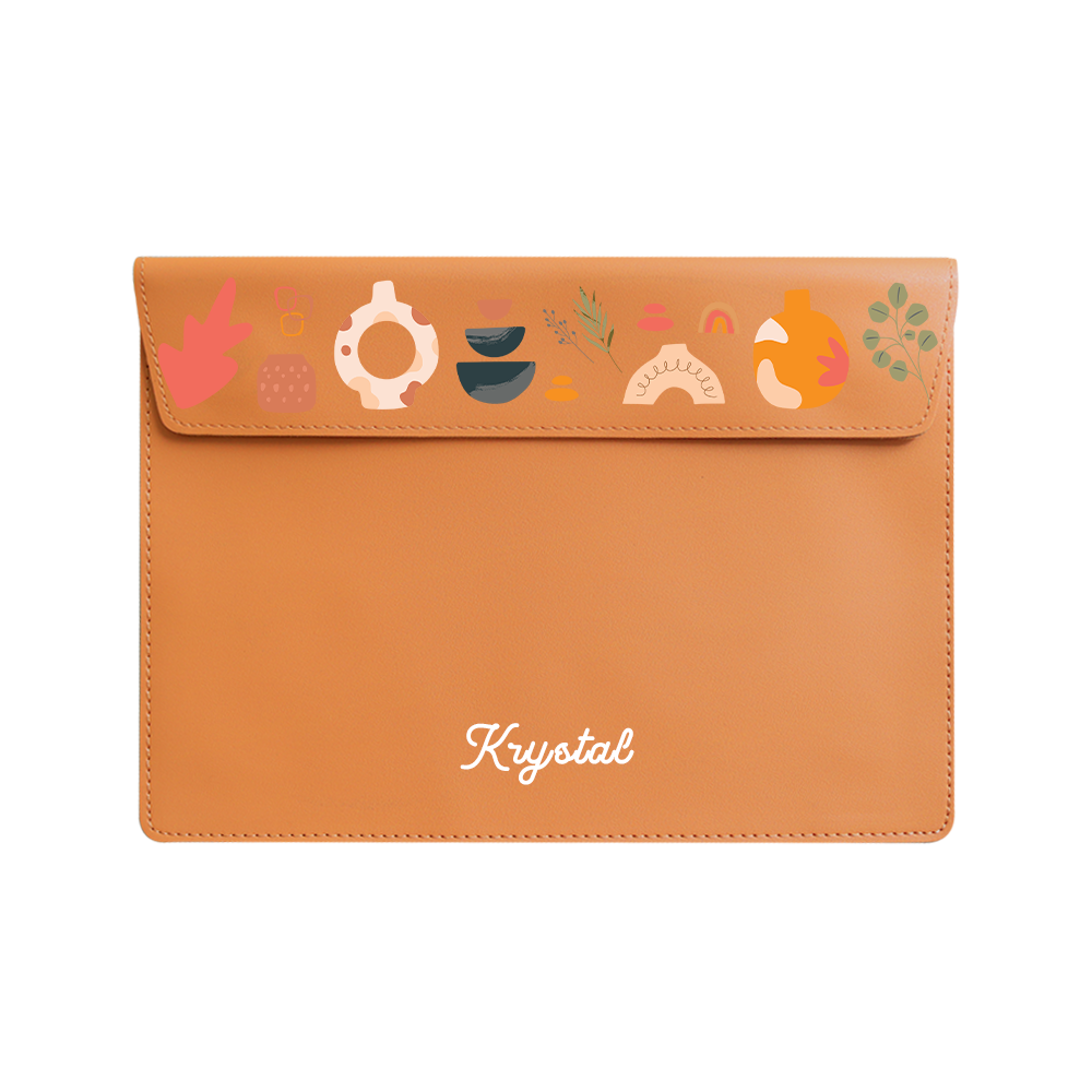 Vegan Leather Sleeve - Minimalist