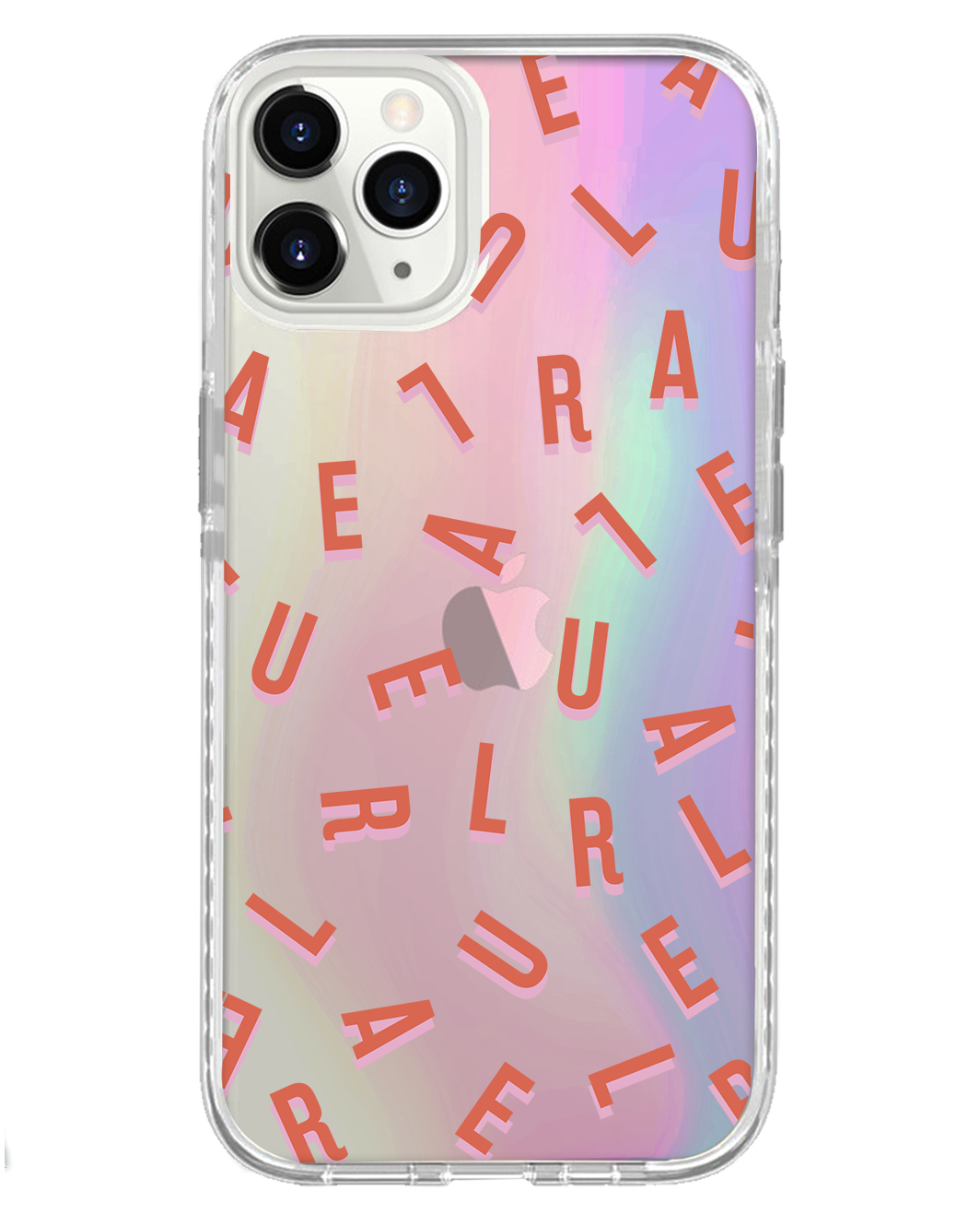 iPhone Rearguard Holo - Monogram 1.0 Coral