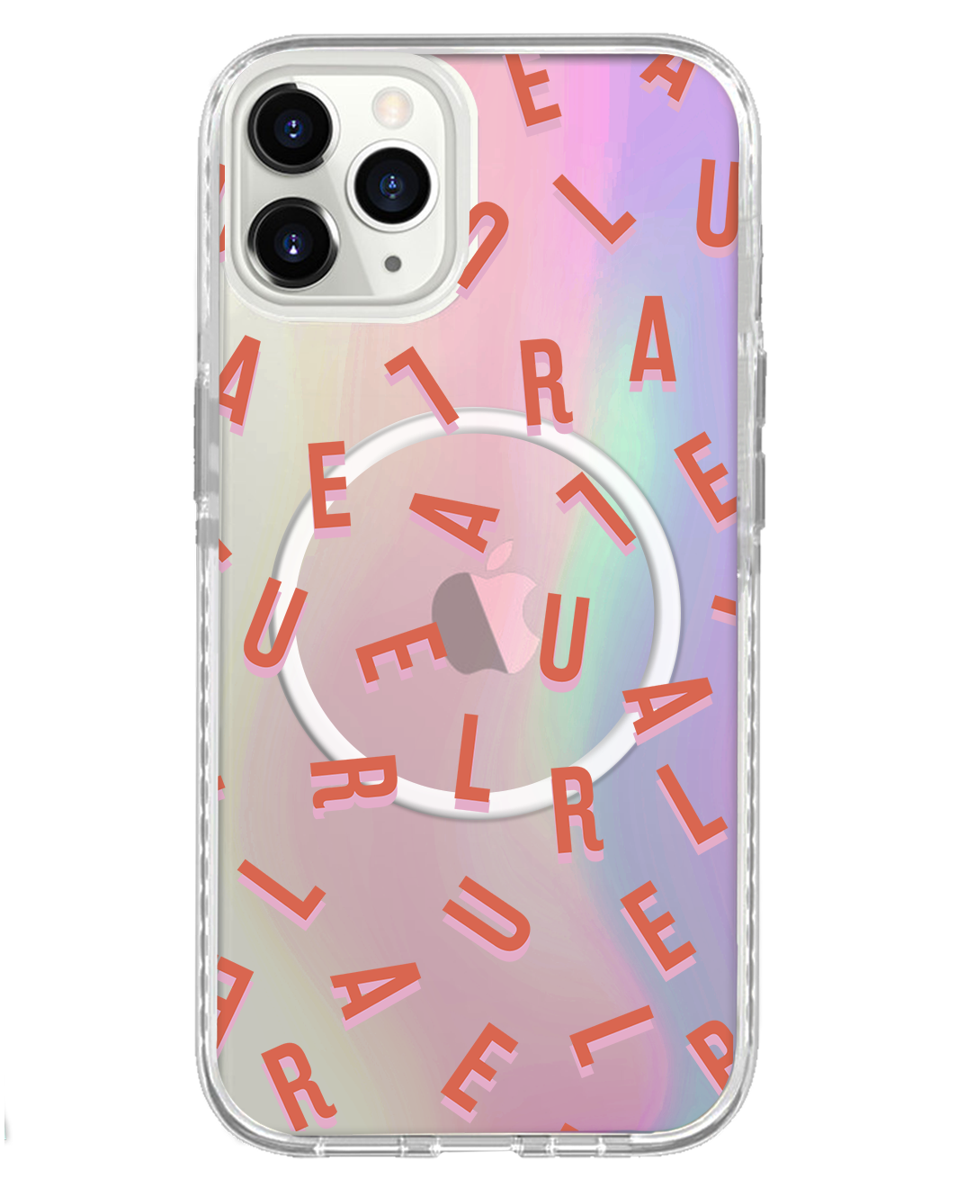 iPhone Rearguard Holo - Monogram 1.0 Coral