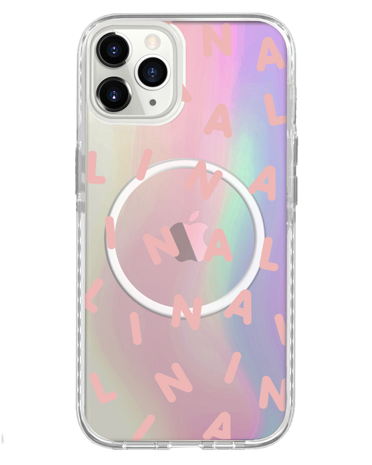 iPhone Rearguard Holo - Monogram 2.0 Rosewater