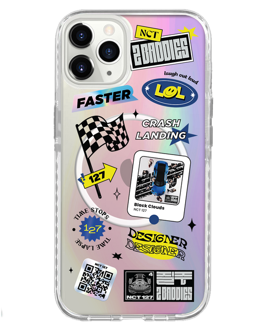 iPhone Rearguard Holo - NCT 127 Sticker Pack
