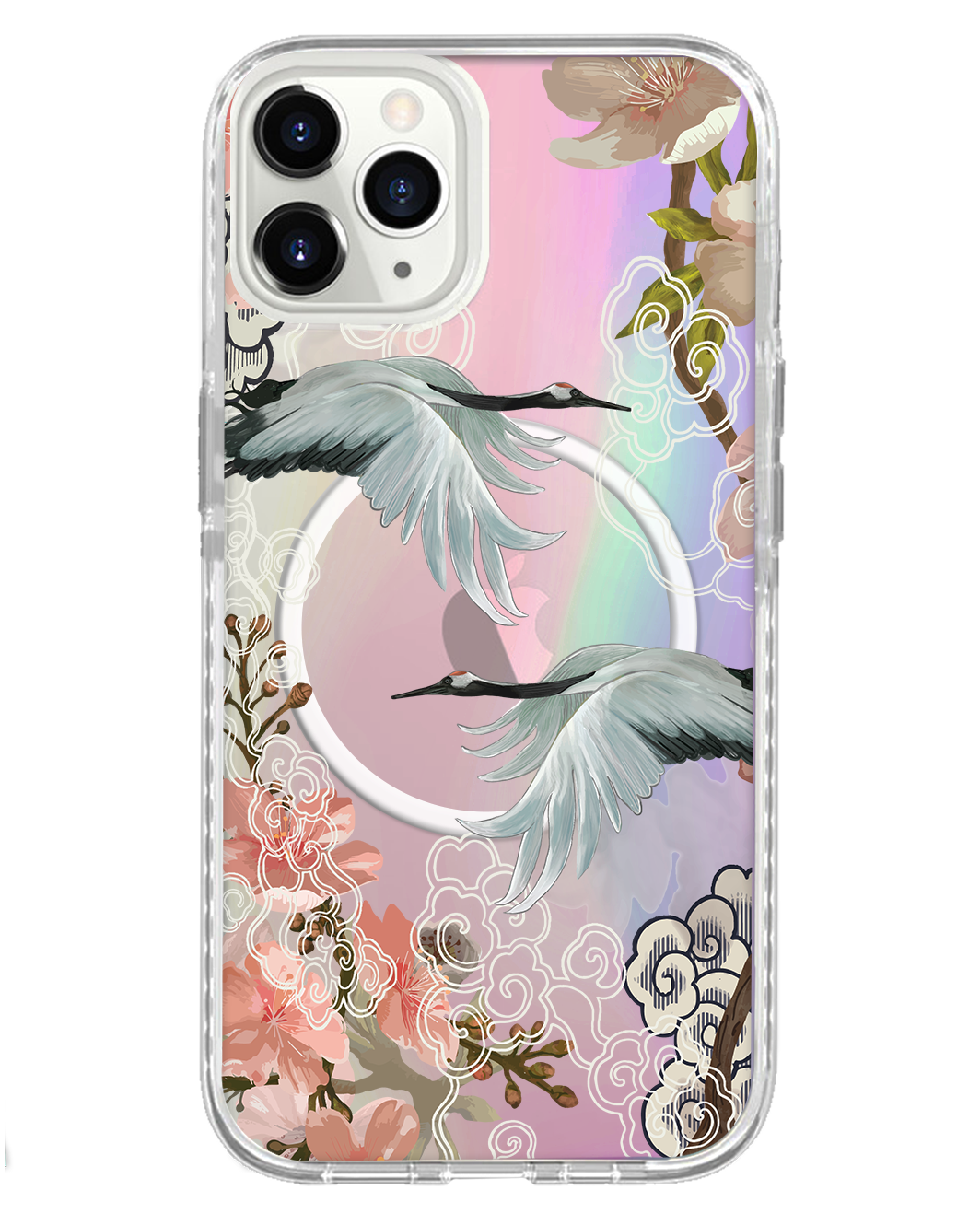 iPhone Rearguard Holo - Oil Painting Birds