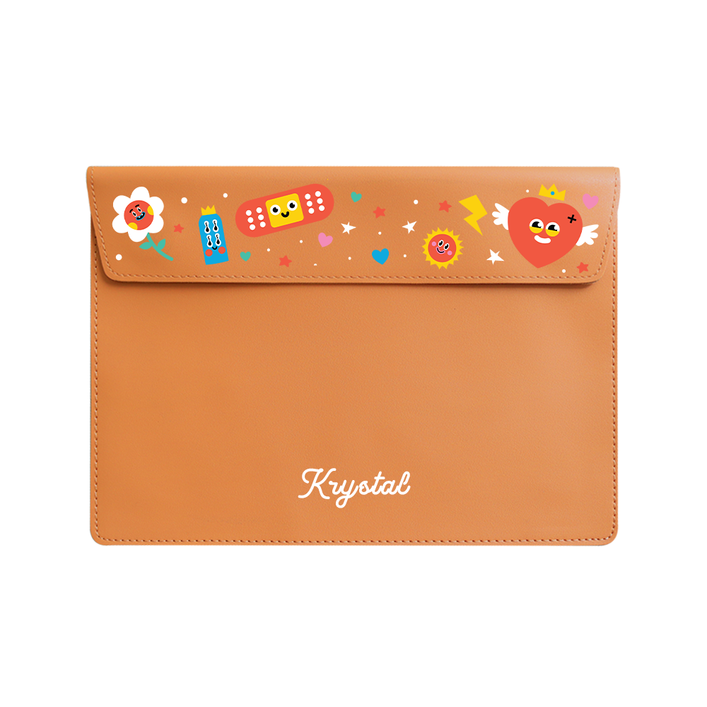 Vegan Leather Sleeve - Red Club