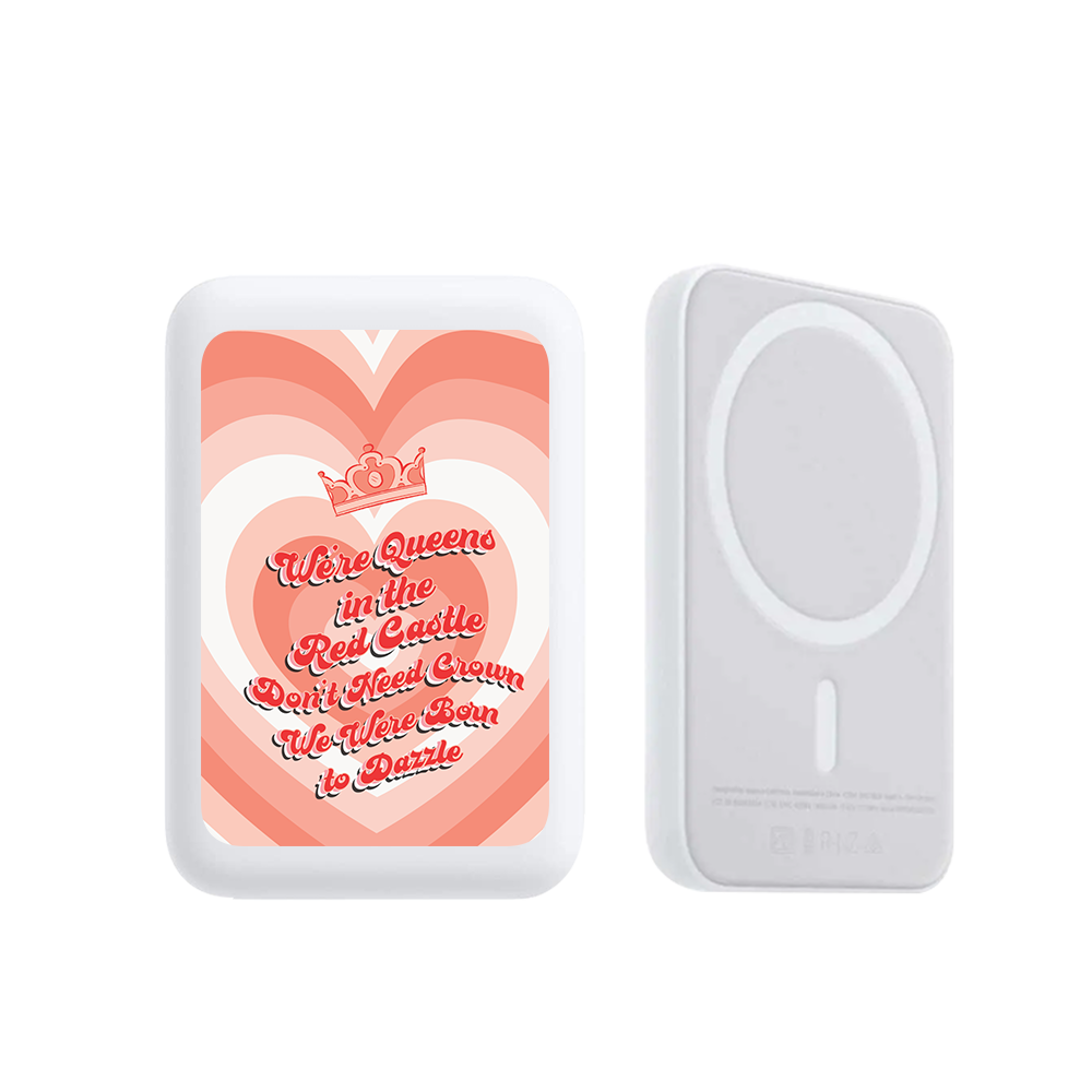 Magnetic Wireless Powerbank - Red Velvet Luv
