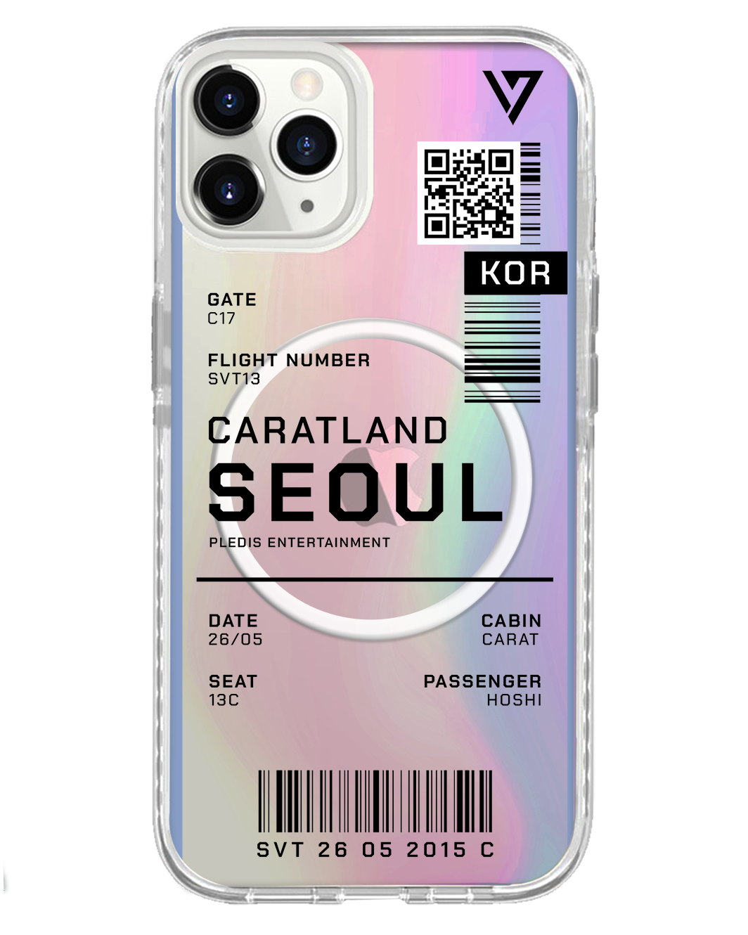 iPhone Rearguard Holo - Seventeen Caratland Ticket