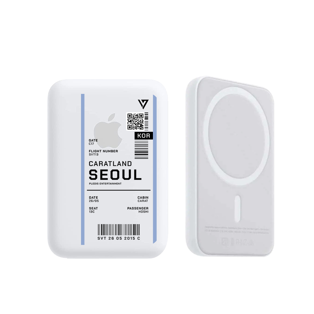 Magnetic Wireless Powerbank - Seventeen Caratland Ticket
