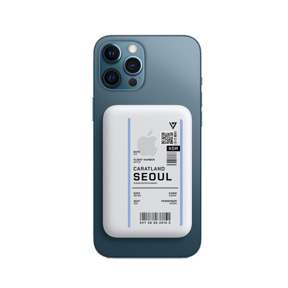 Magnetic Wireless Powerbank - Seventeen Caratland Ticket