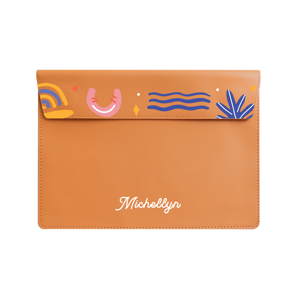 Vegan Leather Sleeve - Spring Has Come