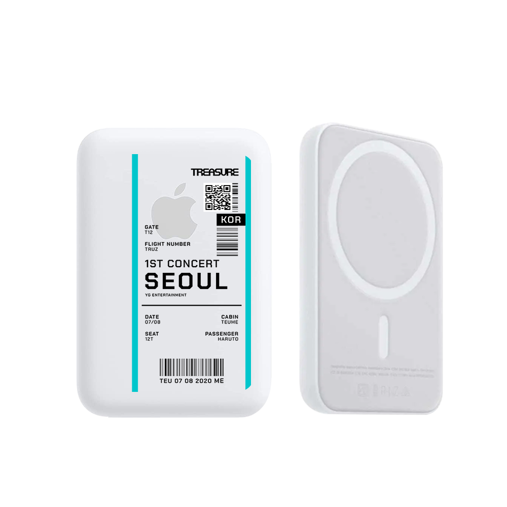 Magnetic Wireless Powerbank - Treasure 1st Concert Ticket
