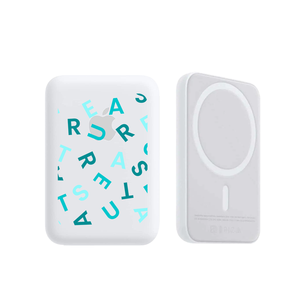 Magnetic Wireless Powerbank - Treasure Monogram