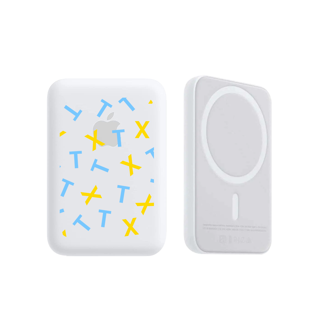Magnetic Wireless Powerbank - TXT Monogram
