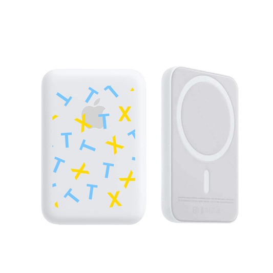 Magnetic Wireless Powerbank - TXT Monogram