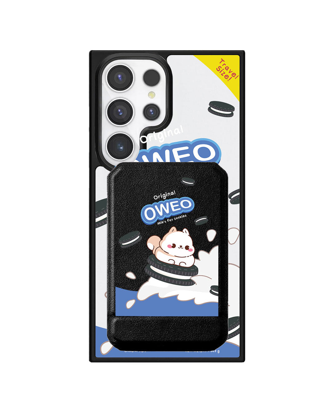 Android Magnetic Multifold Wallet - Oweo Dog