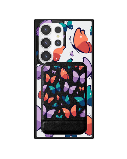 Android Magnetic Multifold Wallet - Butterfly