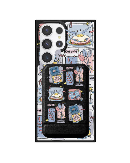 Android Magnetic Multifold Wallet - Grow (Sunnysidearteu)