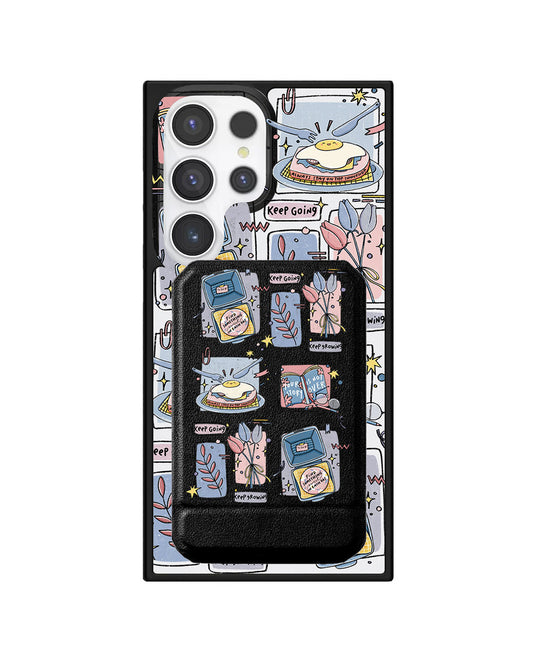 Android Magnetic Multifold Wallet - Grow (Sunnysidearteu)