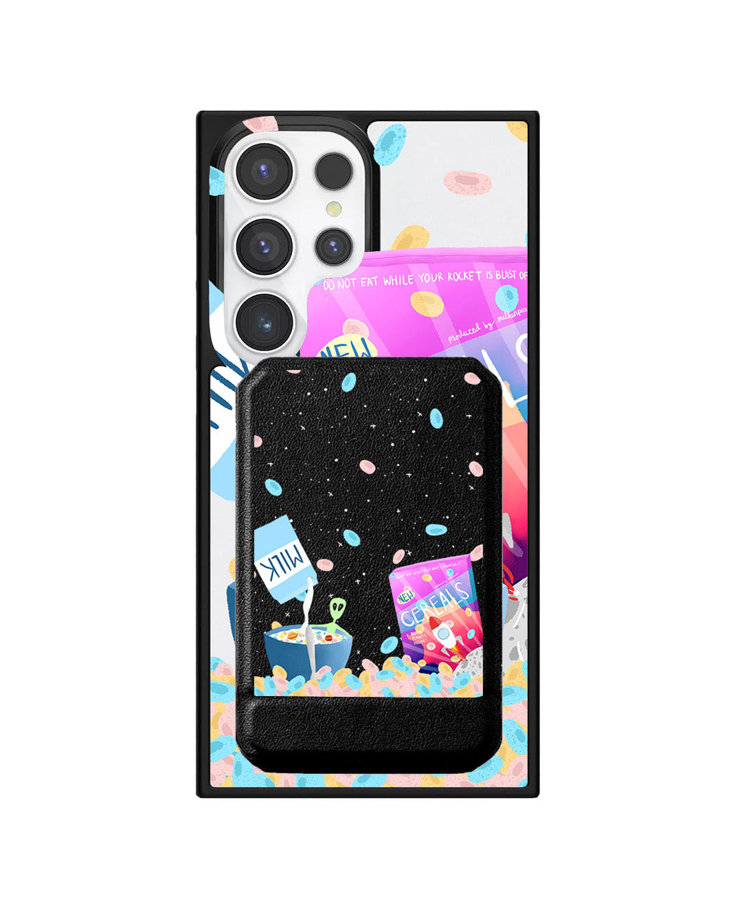 Android Magnetic Multifold Wallet - Cerealiens
