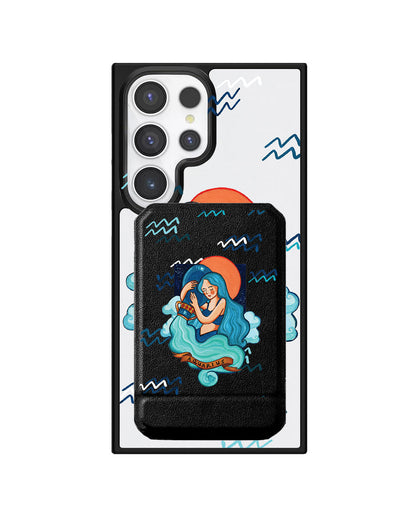 Android Magnetic Multifold Wallet - Aquarius