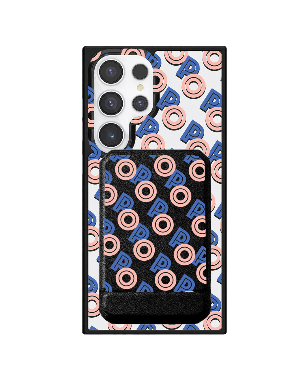Android Magnetic Multifold Wallet - Initial Monogram 1.0
