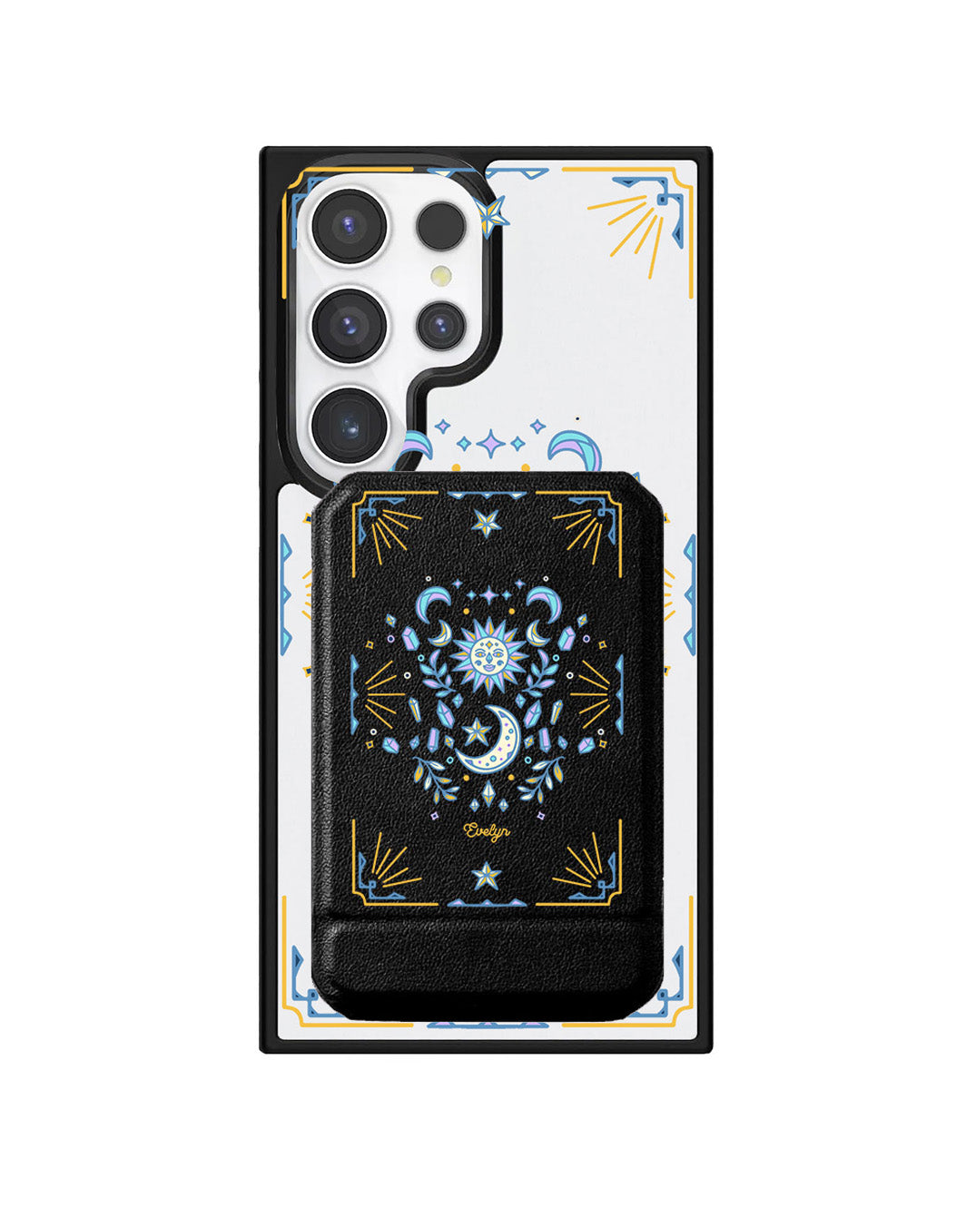Android Magnetic Multifold Wallet - Cosmic Dream