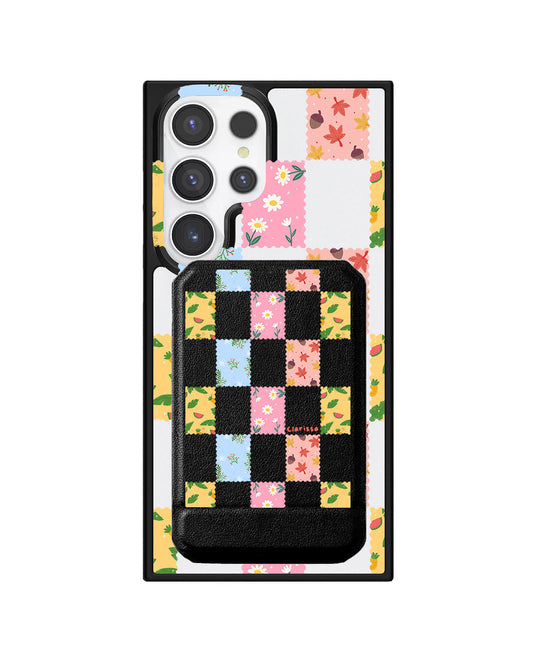 Android Magnetic Multifold Wallet - Four Seasons Stamps
