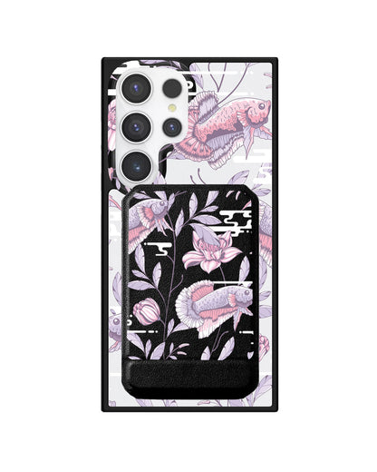 Android Magnetic Multifold Wallet - Fish & Floral 1.0