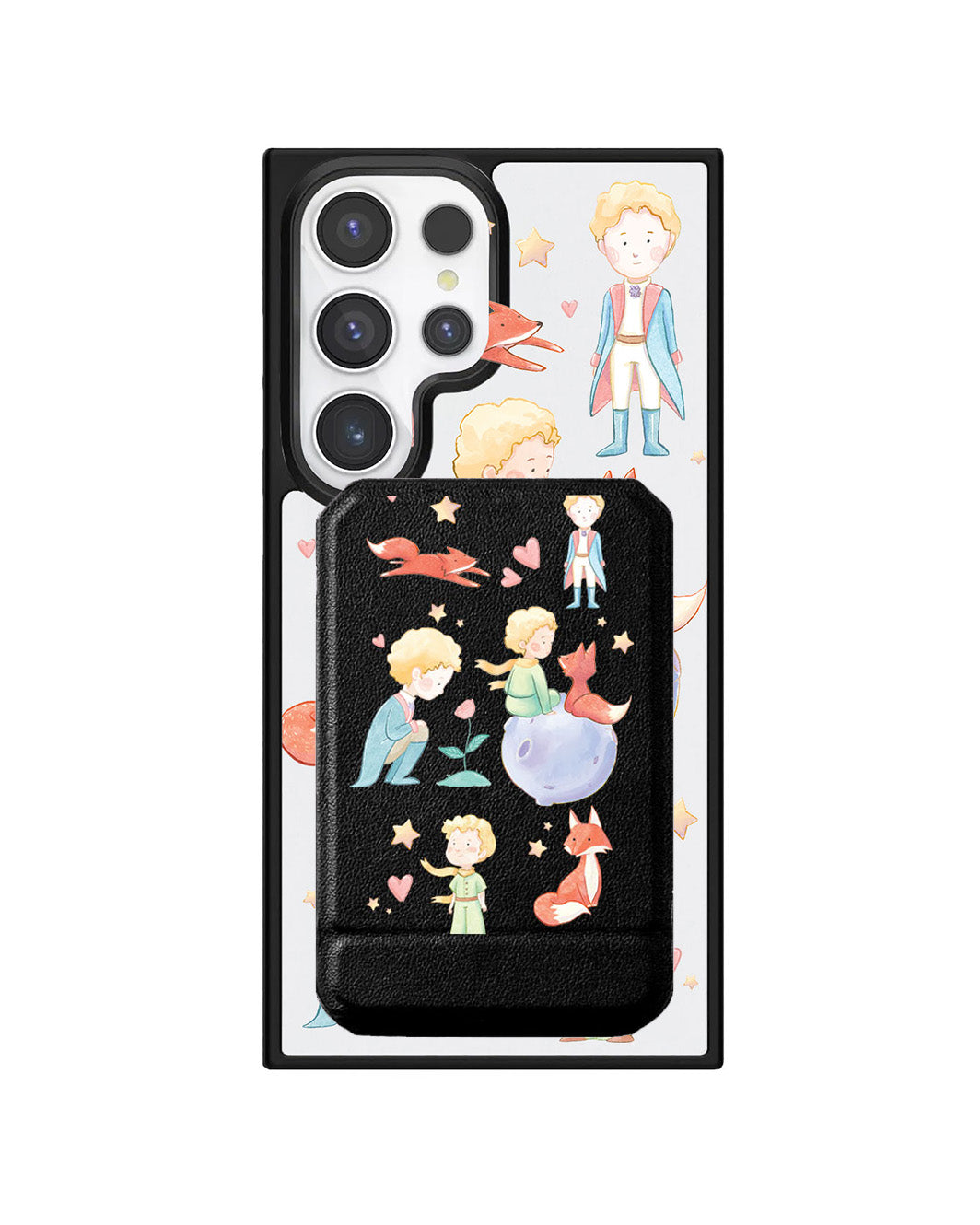 Android Magnetic Multifold Wallet - Little Prince & Fox