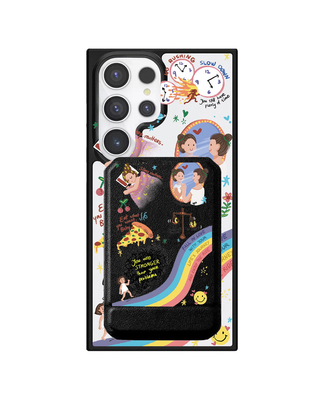 Android Magnetic Multifold Wallet - Self Love 2.0