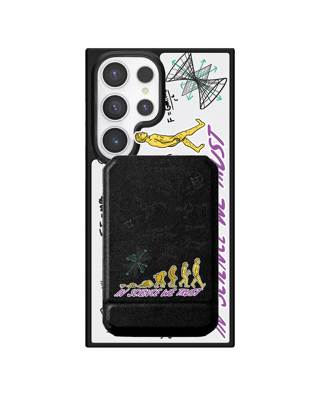 Android Magnetic Multifold Wallet - Science 1.0