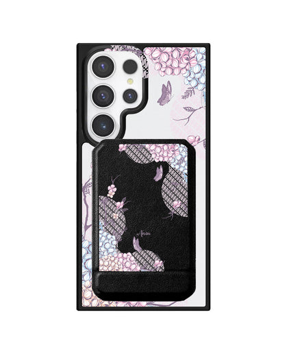 Android Magnetic Multifold Wallet - Batik Floral