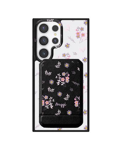 Android Magnetic Multifold Wallet - Cherry Blossom
