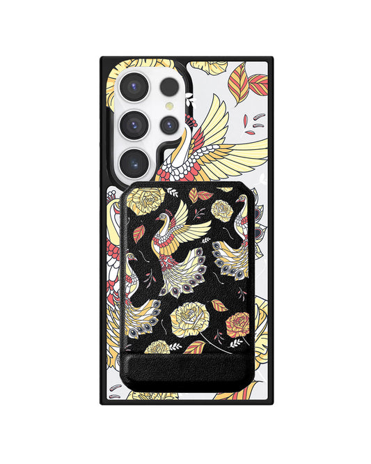 Android Magnetic Multifold Wallet - Bird & Paradise 5.0