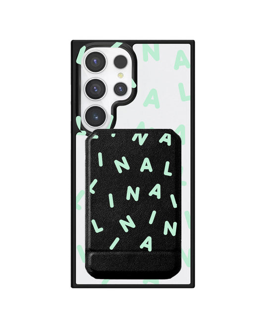 Android Magnetic Multifold Wallet - CUSTOM MONOGRAM 2.0 Tosca