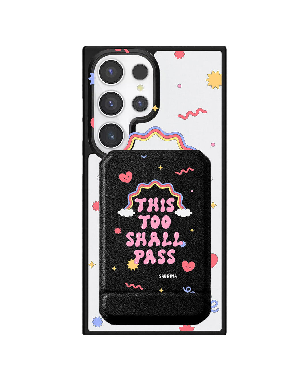 Android Magnetic Multifold Wallet - This too shall pass