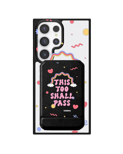 Android Magnetic Multifold Wallet - This too shall pass