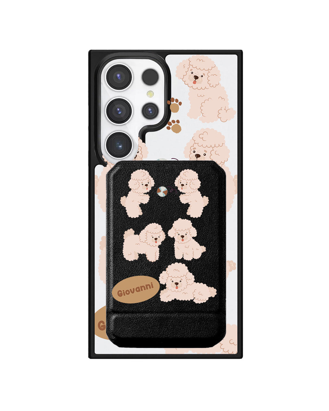Android Magnetic Multifold Wallet - Poodle Squad 2.0