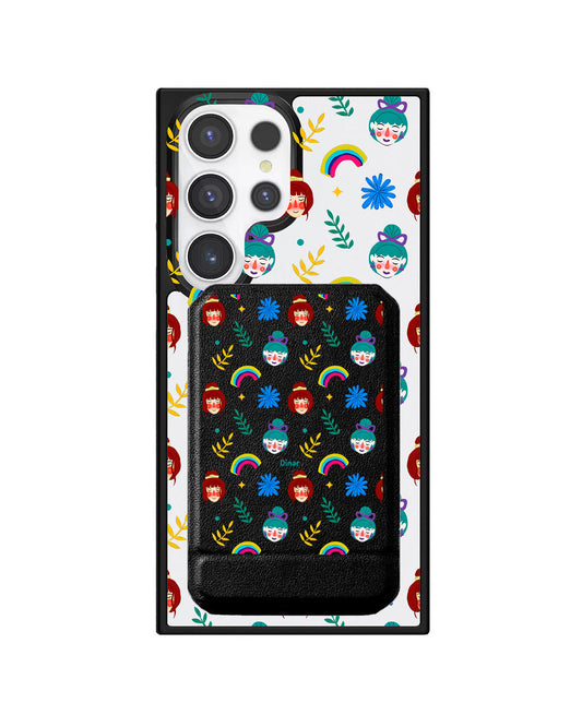Android Magnetic Multifold Wallet - Unconditional Girl