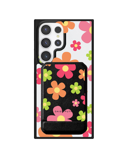 Android Magnetic Multifold Wallet - Daisy Sunshine 2.0