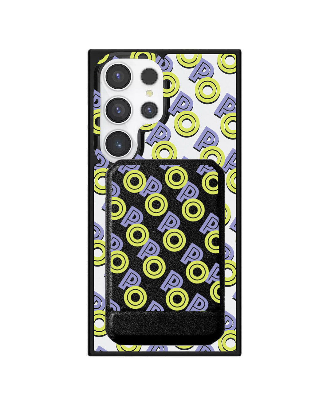 Android Magnetic Multifold Wallet - Initial Monogram 2.0
