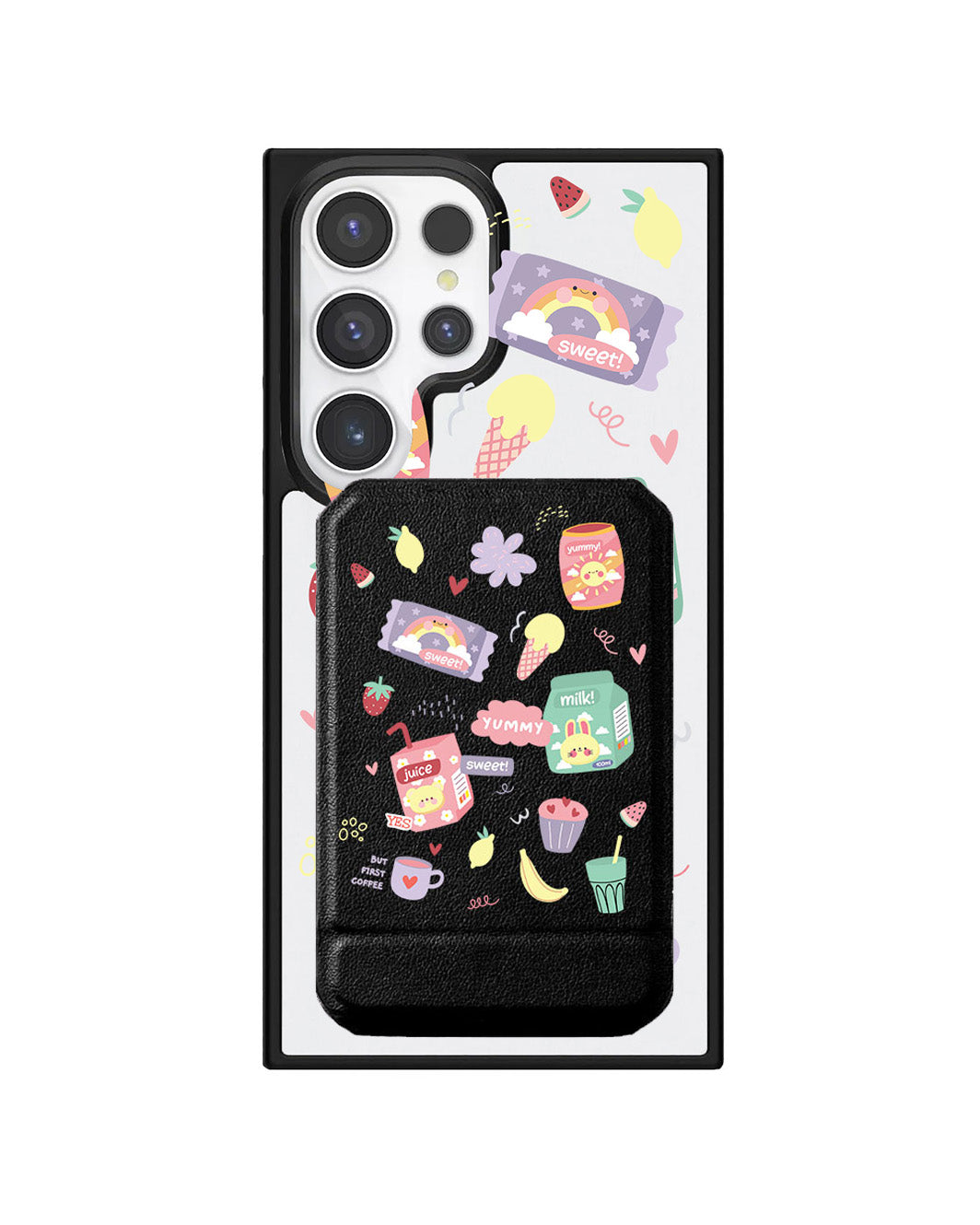 Android Magnetic Multifold Wallet - Sweet & Yummy