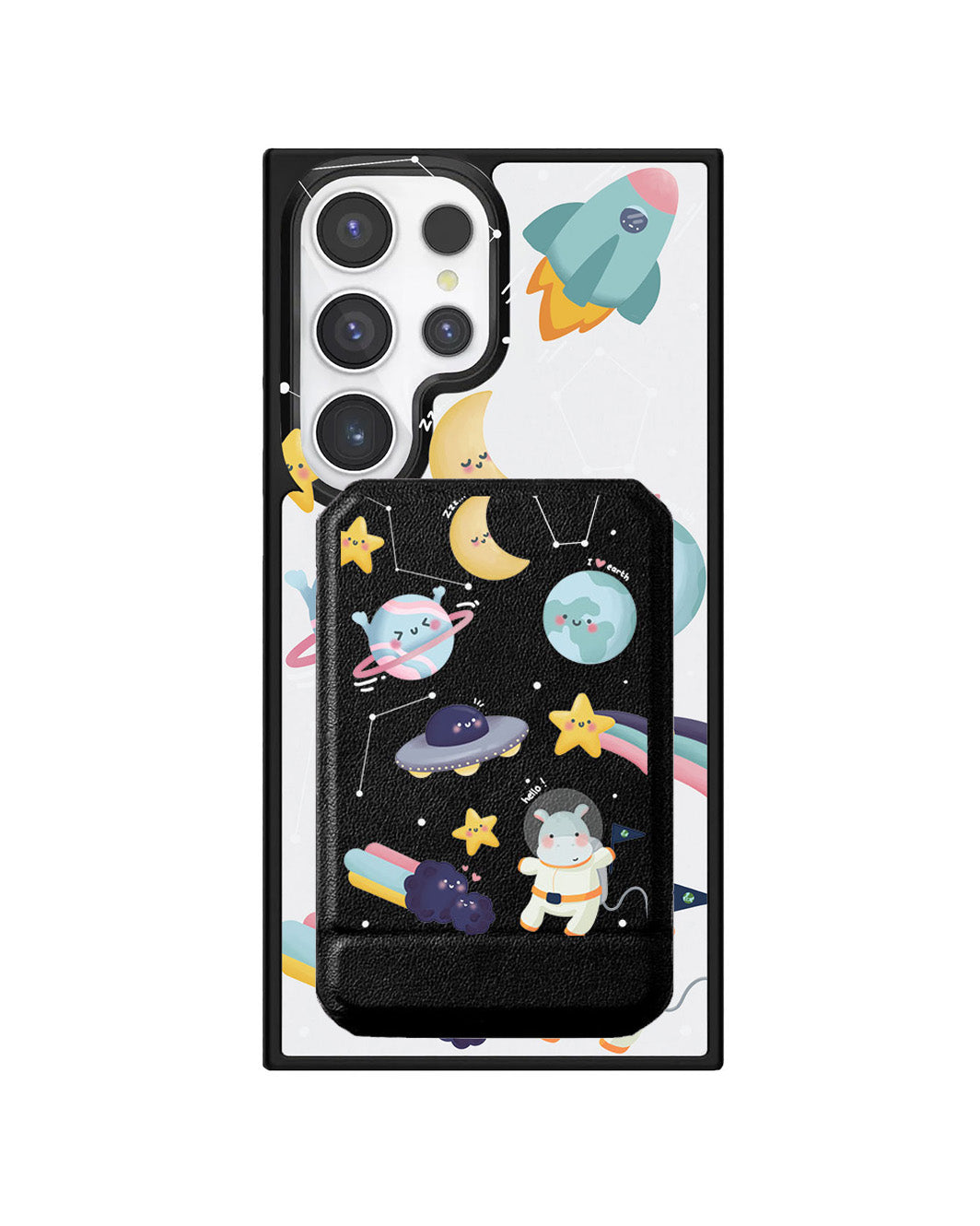 Android Magnetic Multifold Wallet - Galaxy