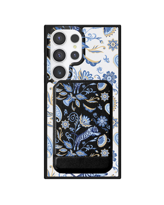 Android Magnetic Multifold Wallet - Tiger & Floral 1.0