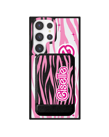 Android Magnetic Multifold Wallet - Barbie Zebra