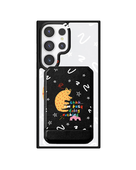 Android Magnetic Multifold Wallet - Busy doing nothing