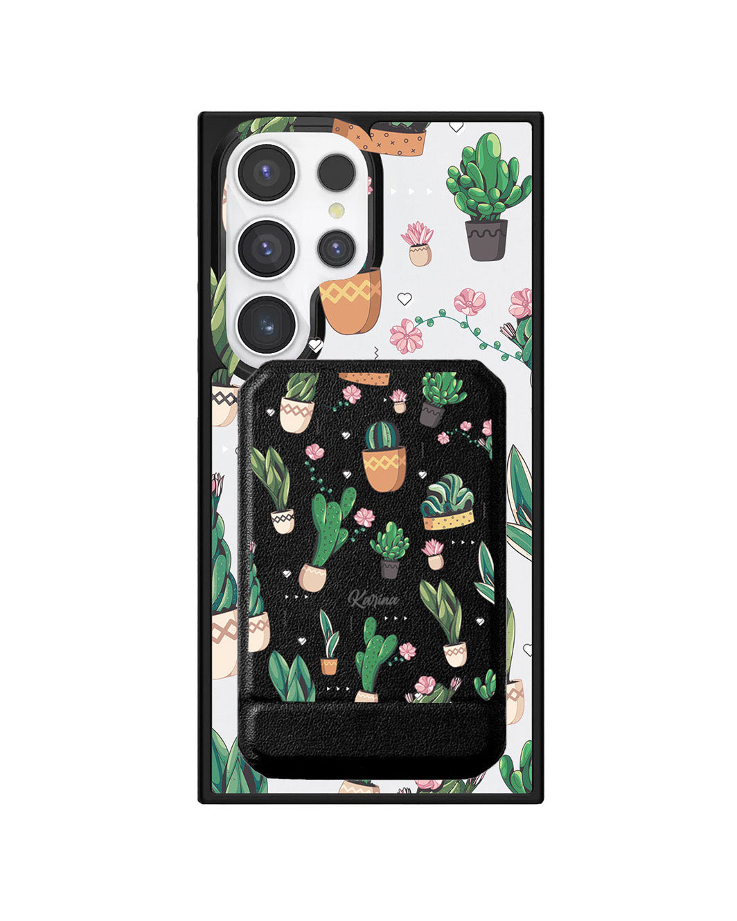 Android Magnetic Multifold Wallet - Cactus 3.0