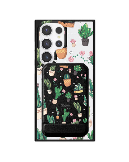 Android Magnetic Multifold Wallet - Cactus 3.0